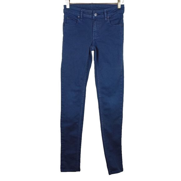 Cheap Monday Tight Od Indigo Blue Women's W26 L34(40) Jeans Slim Pants Trousers - Picture 1 of 10